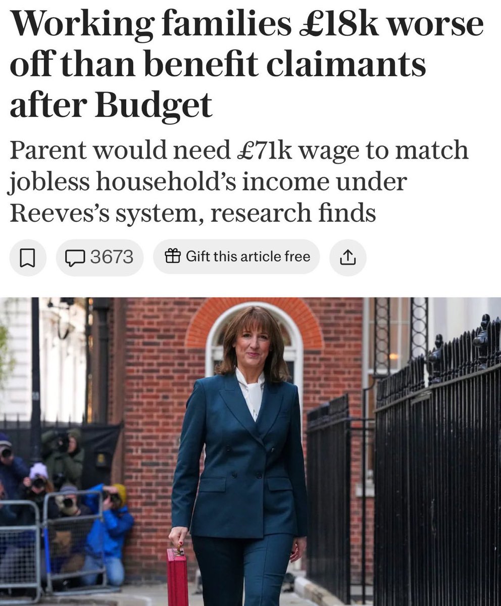 ReformDaily_'s tweet photo. 💷 “If benefits outpace the earnings of working families by such a margin, we need to ask serious questions about the system’s balance,” states Llŷr Powell

Benefits should help people, not discourage employment

#ReformUK #Economy #WorkIncentives https://t.co/5f0ddAI8Kg