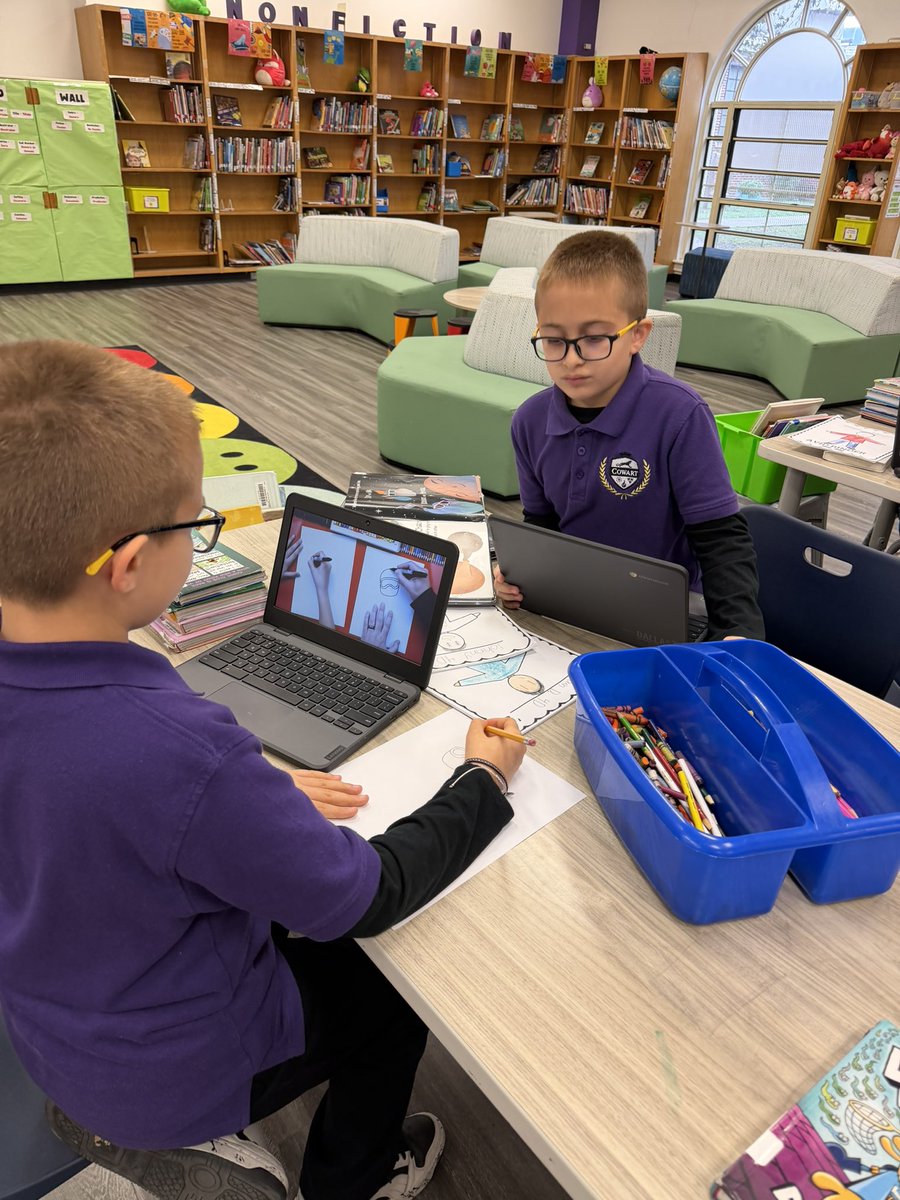 Cowart Elementary Library tweet media