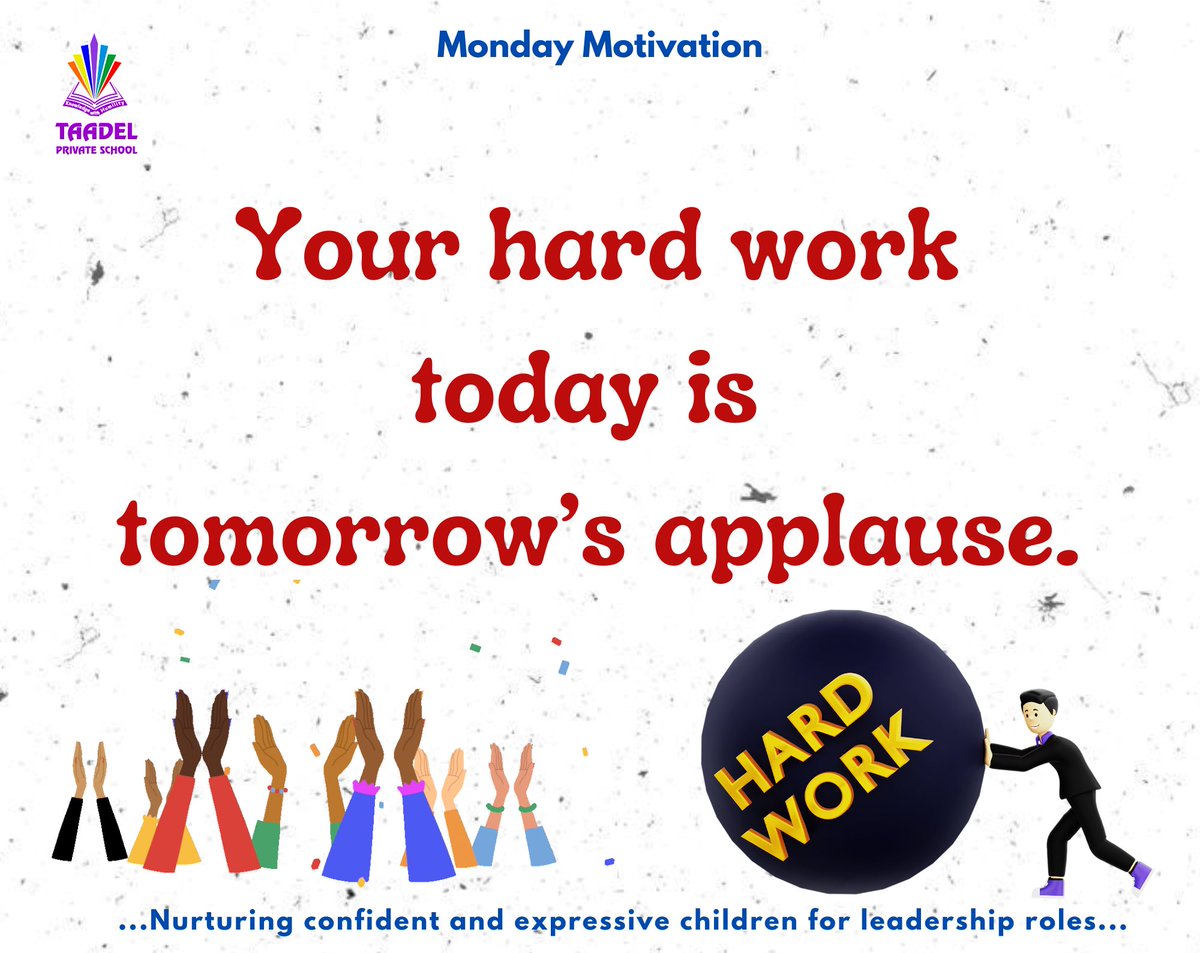 It's Monday

#MONDAYMOTIVATION #taadelprivateschool #bestschoolinokota