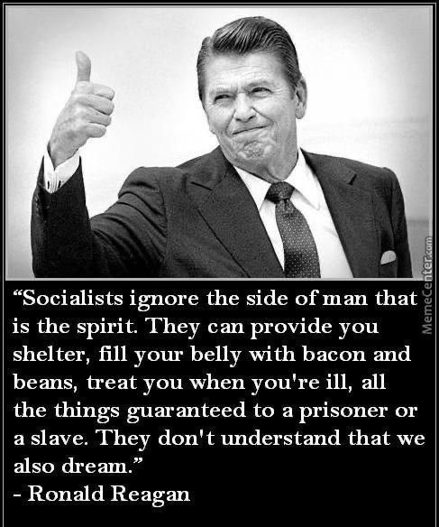 We dream to control own destiny which is why socialism always fails.