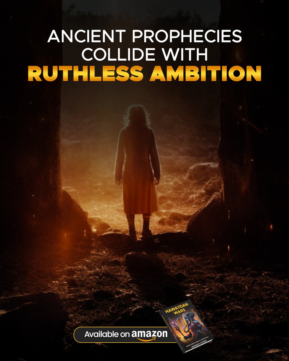 ImGerardoCepeda's tweet photo. In Hawaydan Wars, alliances crumble, hidden agendas unravel, and a forgotten warrior rises to challenge an unstoppable empire wielding unimaginable.

🔗 Order your book now! https://t.co/9bAUx4VeB6

#fantasybook #ancienttruths #prophecyawakens #betrayal #epicfantasy #bbtvi #aekfc https://t.co/gxXcTLZxzp