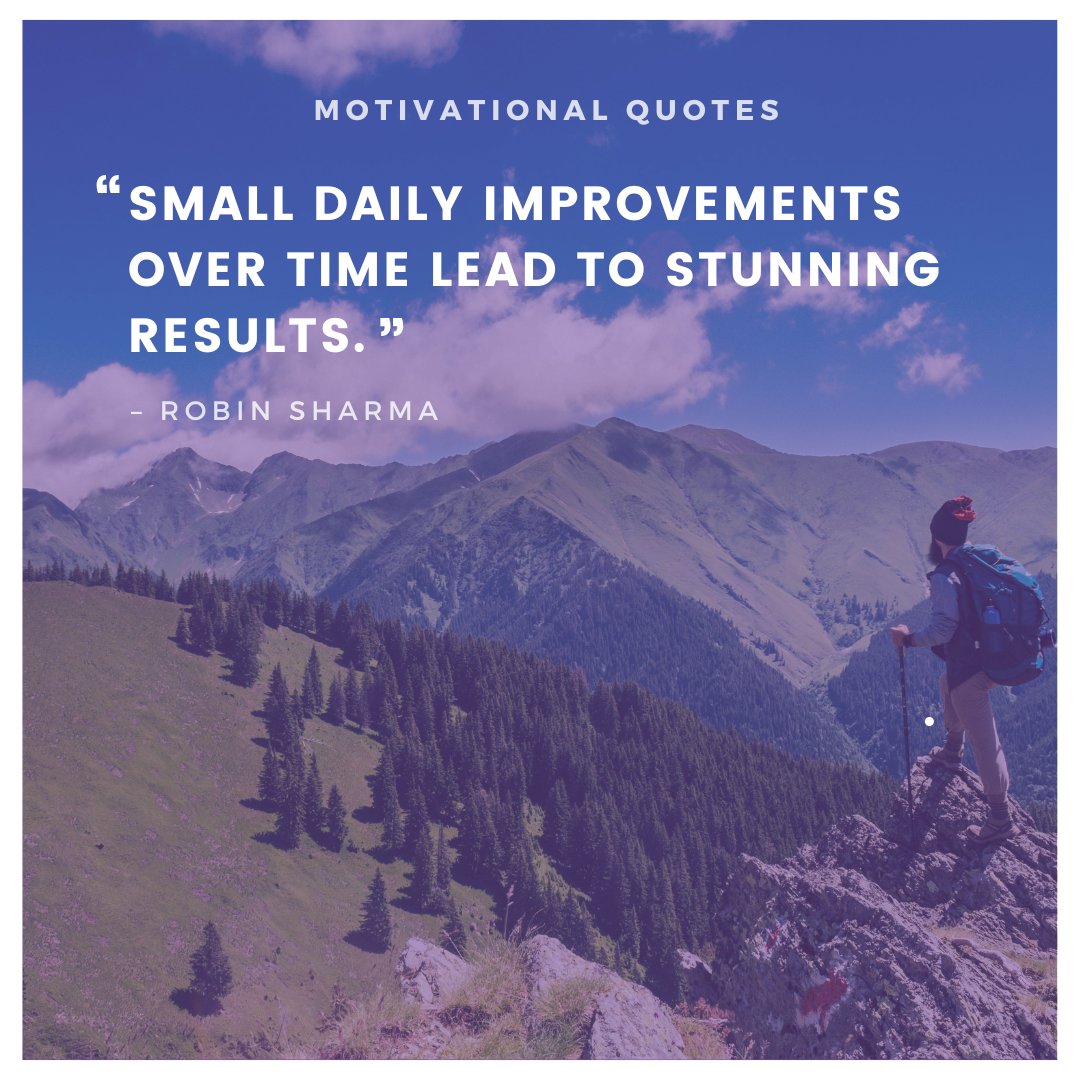 protocolgroup's tweet image. “Small daily improvements over time lead to stunning results.” – Robin Sharma.

#MondayMotivation #MotivationalQuote #Protocol #ProtocolConsultancyServices #TrainingProvider #Birmingham