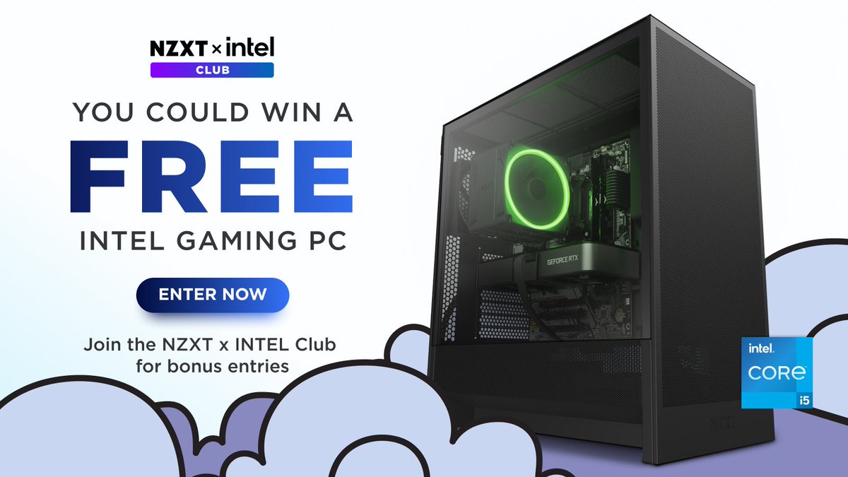 NZXT's tweet image. December’s here and so is our next NZXT x Intel Club Giveaway! 🎅 

Enter for a chance to win a FREE @IntelGaming PC and exclusive gear! (Open to US residents only)

Don’t miss your shot to level up before the year ends!

Enter now: nzxt.co/4omR9q9