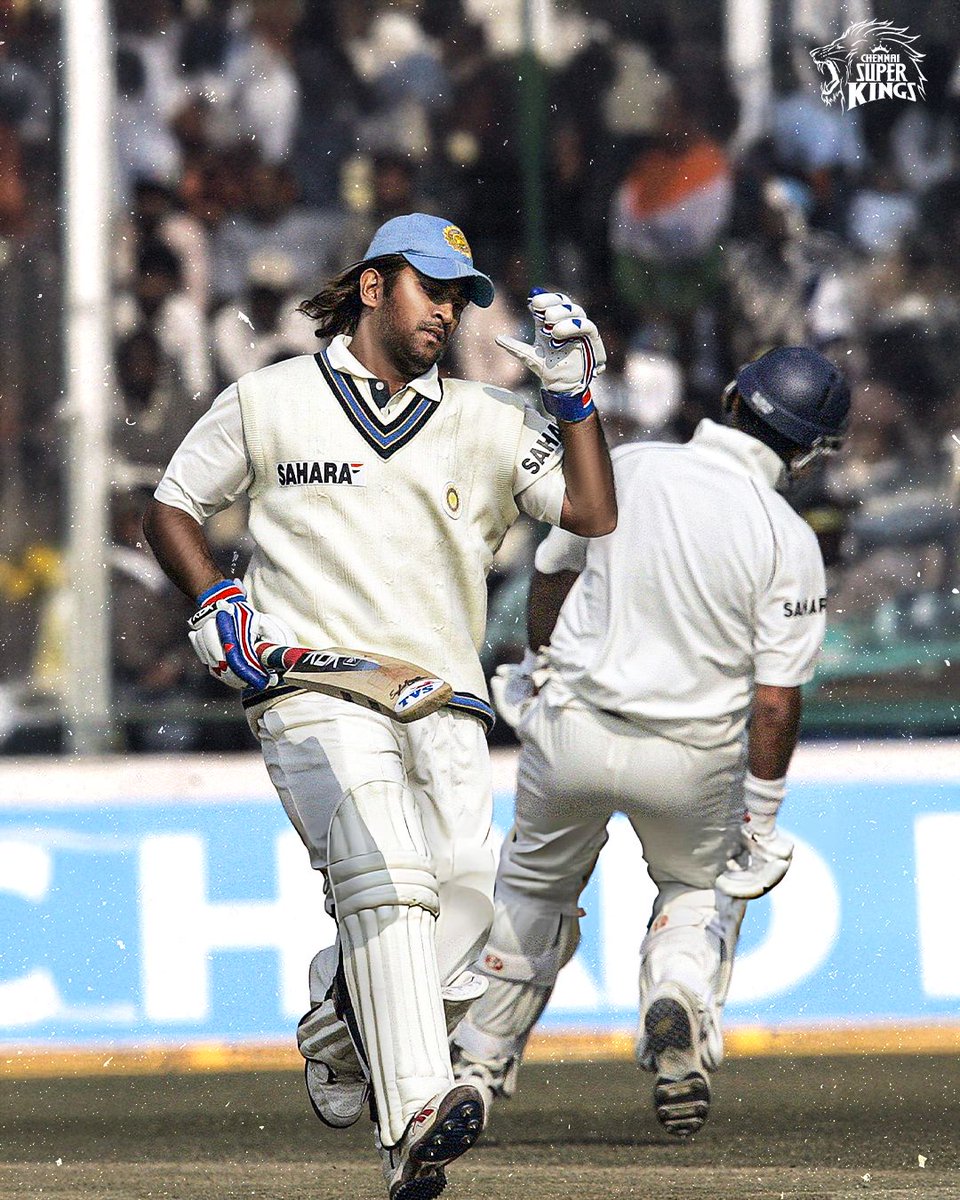 ChennaiIPL's tweet image. 20 years back, #OnThisDay, Thala began his Test chapter in our Anbuden.
Timeless stuff. 🫶🏼🇮🇳

#WhistlePodu