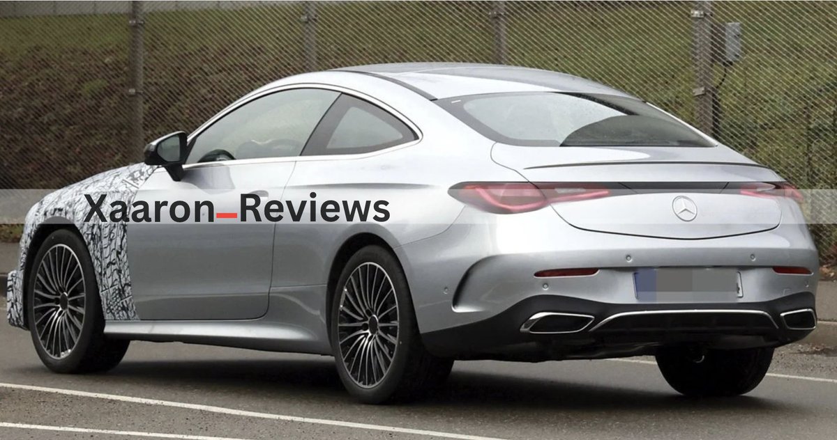 XaaronReviews's tweet photo. 🚨Updated Mercedes CLE Spotted Testing For The First Time!!!!! #Mercedes #TheCIA #Trump #EV #Viral https://t.co/MPE38vxtTU