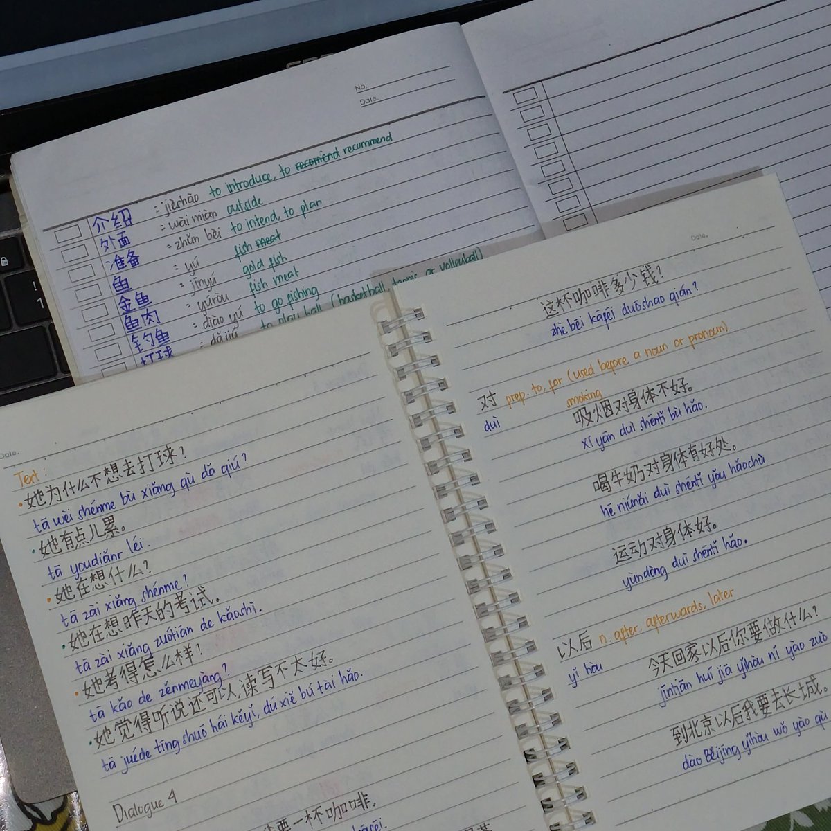 kikufukuuu's tweet image. [60/100]

Learned lesson 5 dialogues 3-4 and reviewed HSK 1-2 grammar.

#langtwt #studytwt #100daysoflanguagelearning 🇨🇳