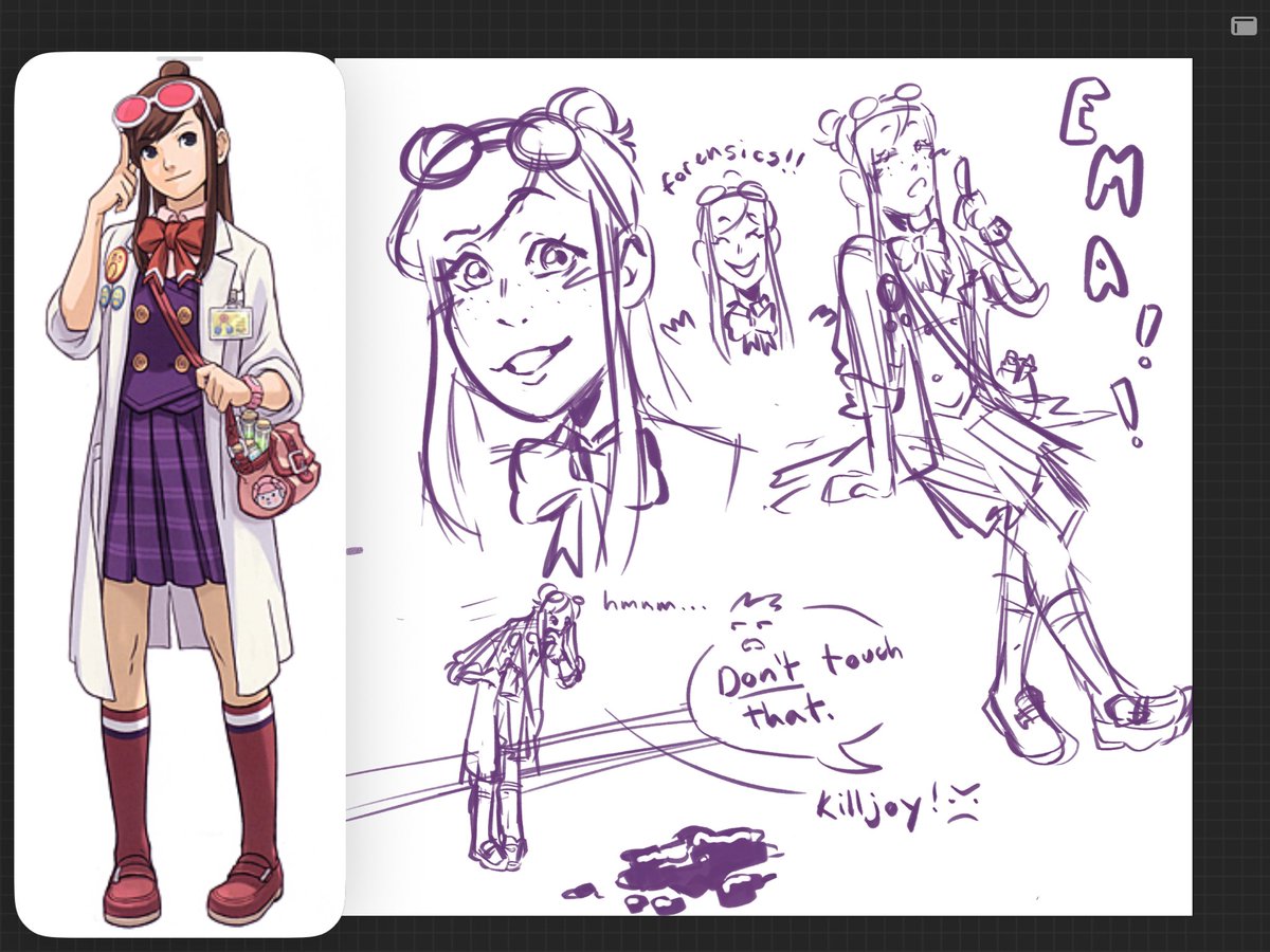 roseberryyy_'s tweet photo. My favorite weird girl!!
#AceAttorney #emaskye https://t.co/BeIefHMXxQ