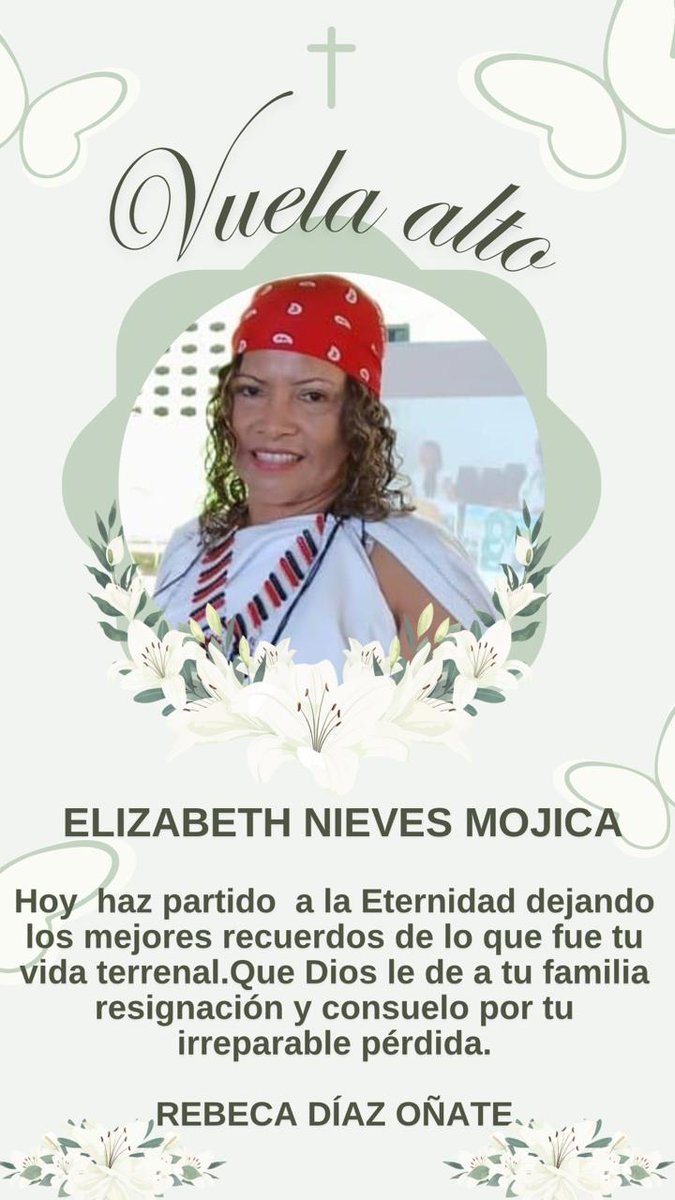 Condenamos el asesinato de la Etnoeducadura Wiwa, Elisabeth Nieves en la vereda el Limón, zona rural de Riohacha. Dias antes se presentó un combate paramilitar cerca de Siminke.
El pueblo Wiwa sigue siendo altamente violentado. Todo pasa en medio del mayor silencio institucional.