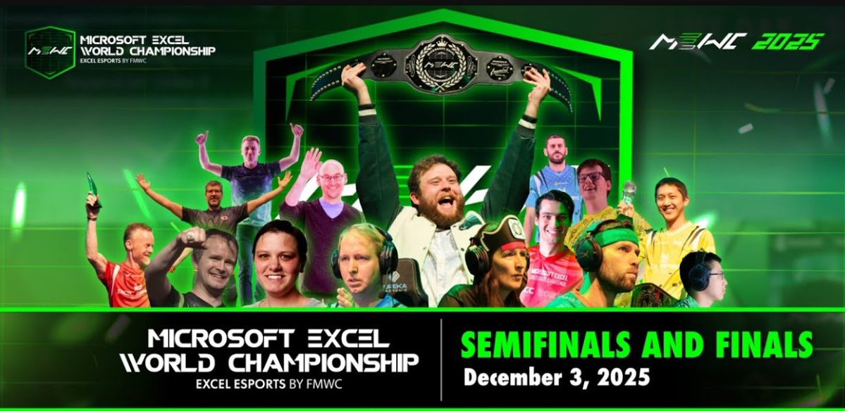 blacklist_ryu's tweet image. Excelは古臭いと思っている人には、ExcelがeSportsになって世界各国で予選が行われるほど盛り上がっているという事をお知らせしたい。