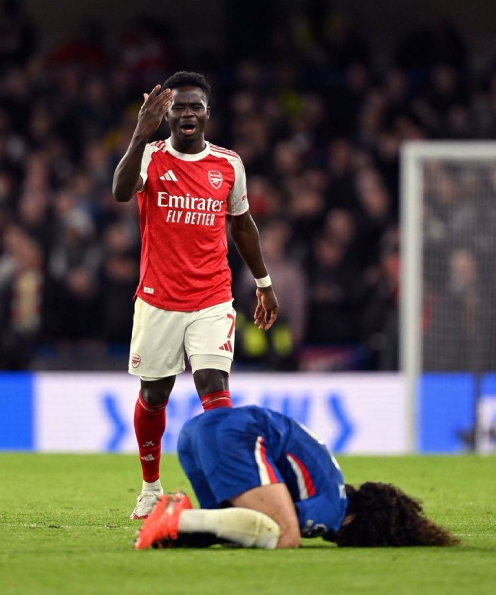 It Had To Be Saka Owning Cucurella On The Header 😭😭