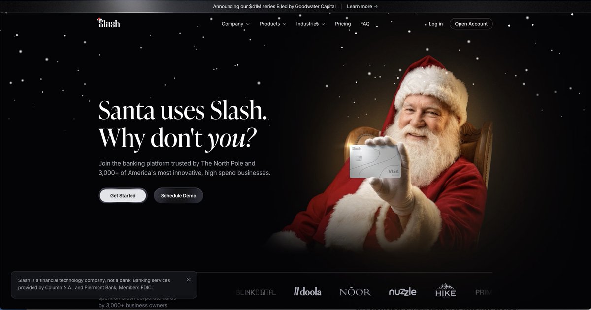 thanksgiving is over. it's jingle bell time 🎅

slash.com
