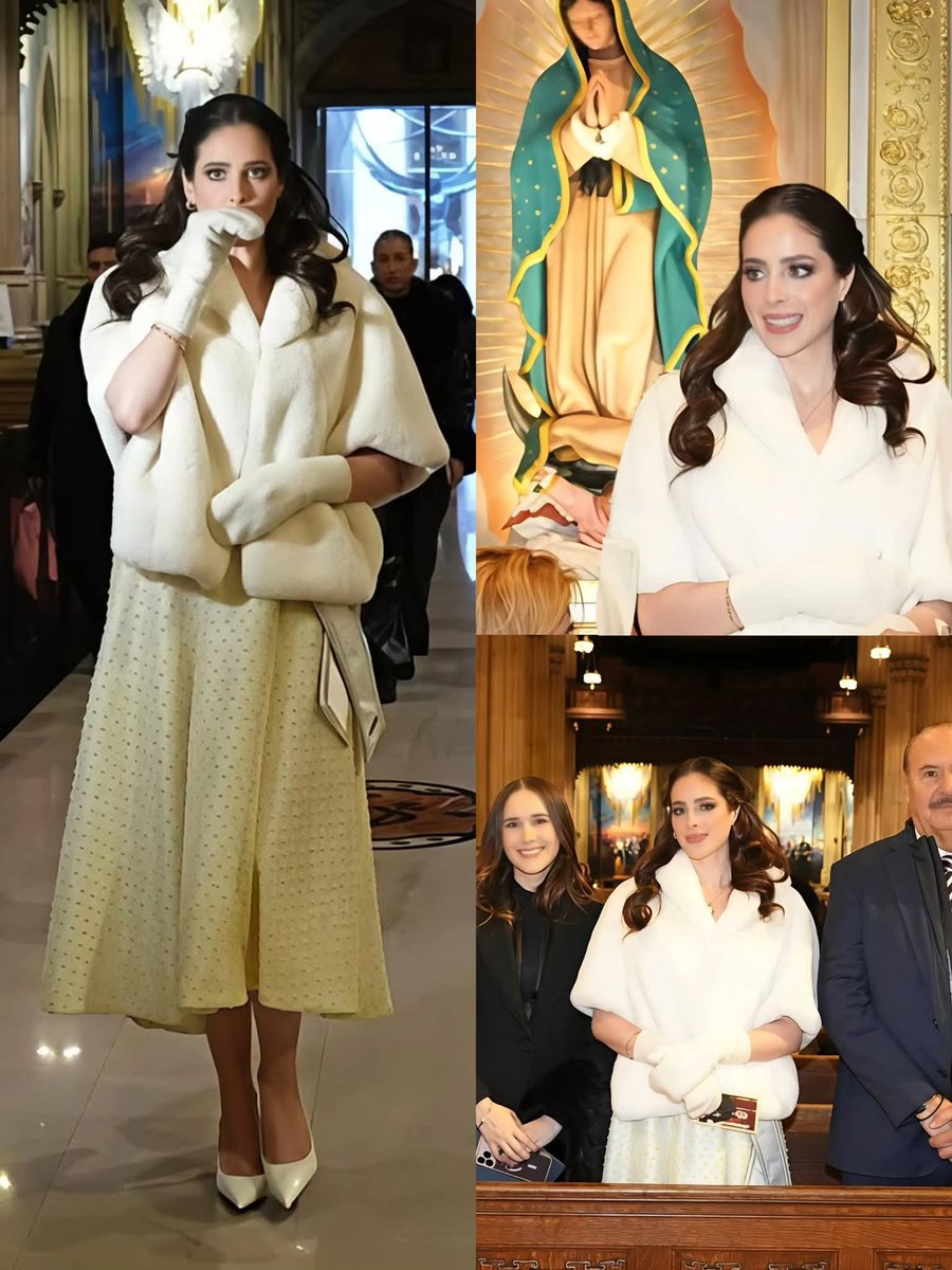 MissMexicoou's tweet image. Más de Fátima Bosch Miss Universo 2025 durante su visita a la Catedral de San Patricio en Nueva York, para una misa especial dedicada a la Virgen de Guadalupe. @bosch_fatima ✨💙

#Missuniverse #MissUniverso
#FatimaBosch