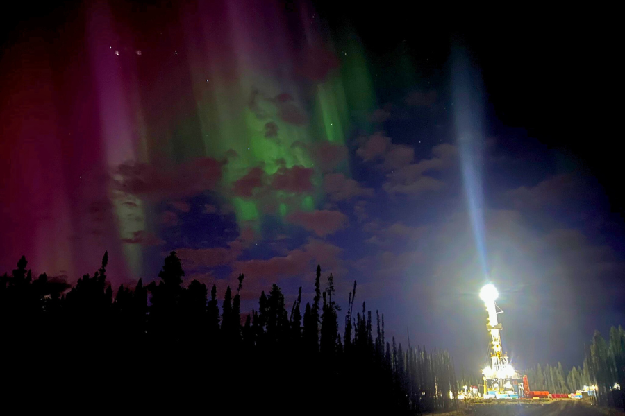 When the northern lights light up the job site. 🌌 A pretty unforgettable backdrop for our field crews and we’re grateful for everything they do!

#PackersPlus #OperationalExcellence #NorthernLights #Alberta