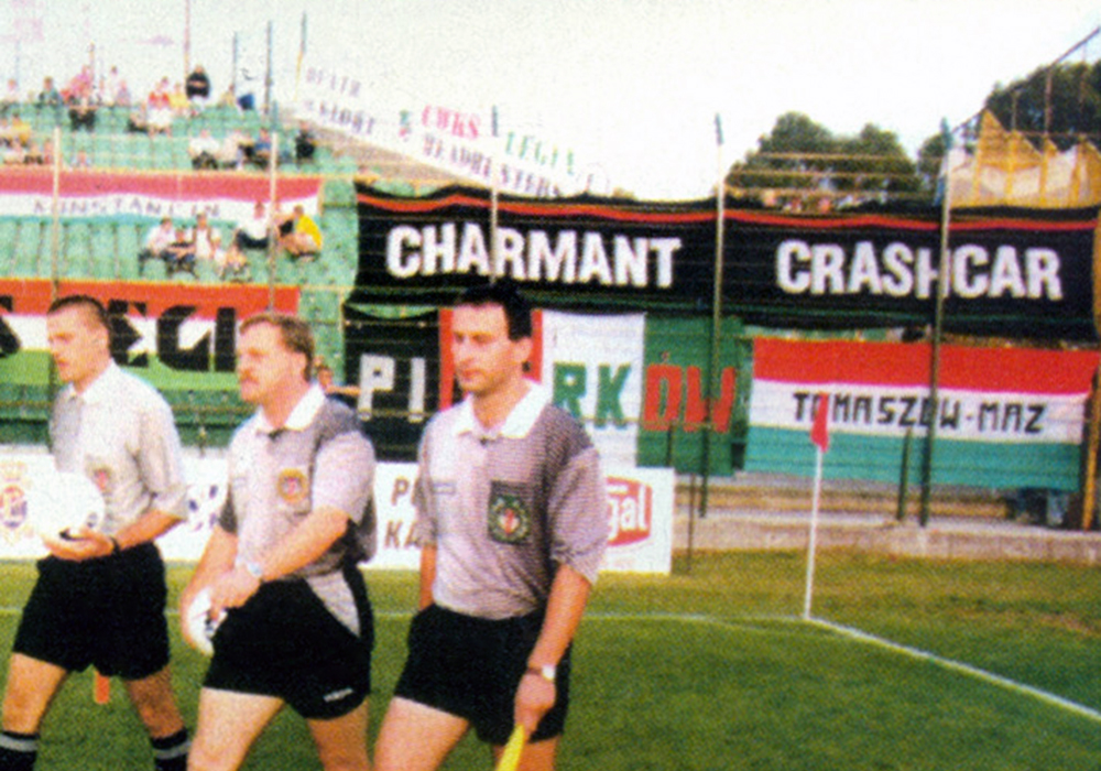 gra_gitara's tweet image. CHARMANT CRASHCAR 

1998.08.08 Legia Warszawa - Lech Poznań