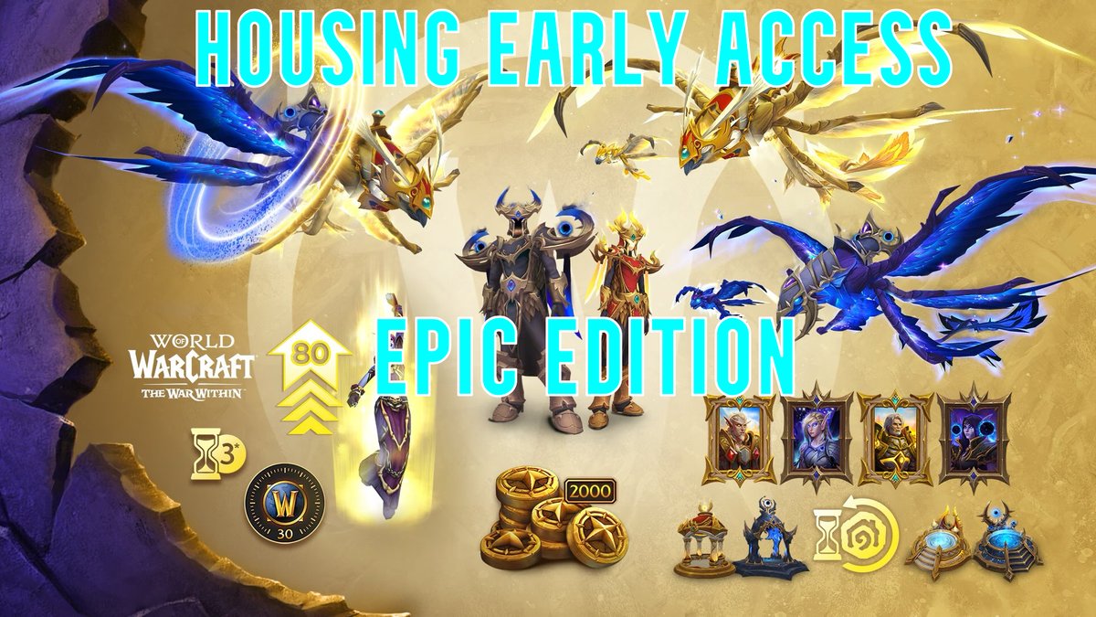 jdotb's tweet image. housing early access starts tmrw and thanks to blizz I have a Midnight Epic Edition to give away so you can stunt on those ho...meowners (includes beta)

 to enter:
☑️ follow
❤️ like
♻️ retweet

winner drawn in 24 hrs!

#WoW_Partner #Giveaway