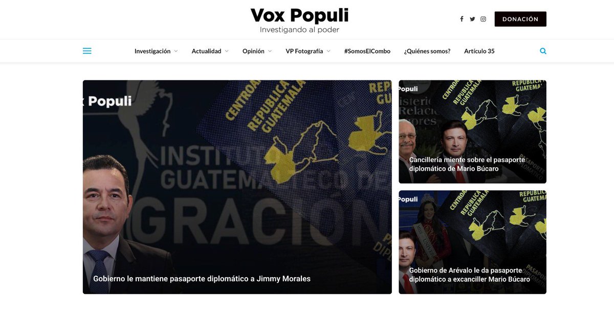 En <a href="/VoxPopuliGuate/">Vox Populi</a> seguimos #InvestigandoAlPoder

Entra a nuestra web y lee nuestras notas más recientes.

Esta semana publicaremos una nueva investigación que expone la corrupción, impunidad y descaro desde el poder político.

Pronto te diremos cómo puedes apoyarnos.