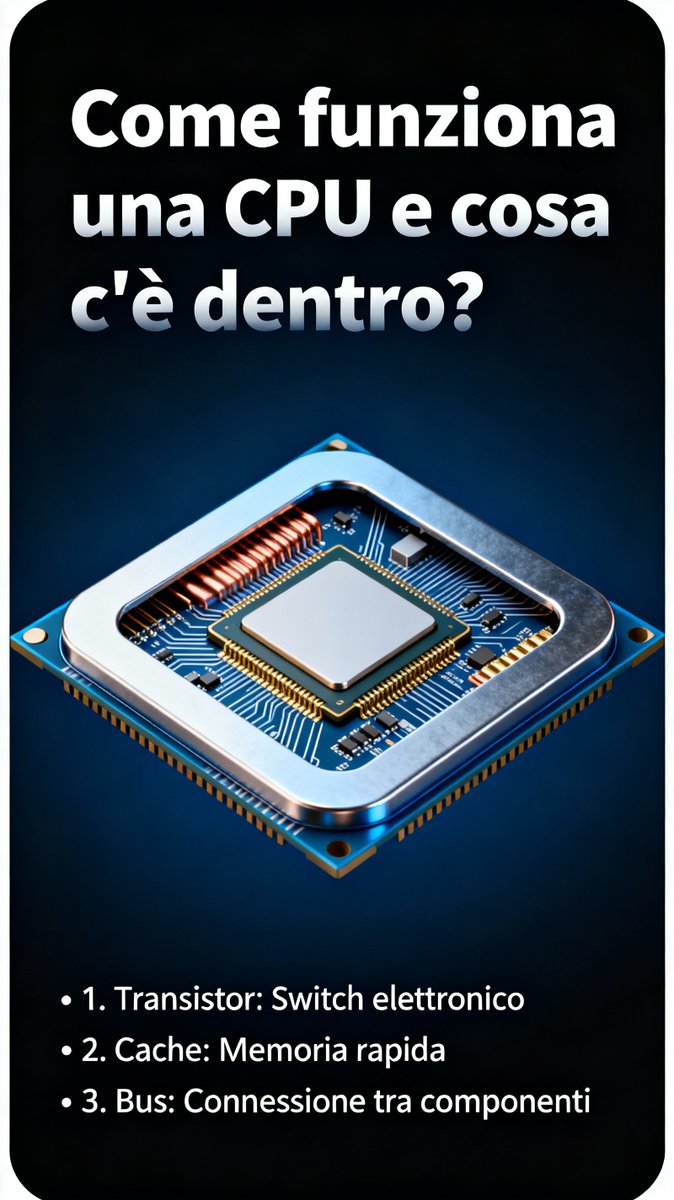 Formbit24's tweet image. Come funziona una CPU e cosa c’è dentro? 
Come fa un minuscolo chip a gestire tutto il tuo computer?  
Guarda il video qui: youtube.com/shorts/xLEneuG… 
#Formbit24 #Cpu #Hardware #processore #Intel #AMD