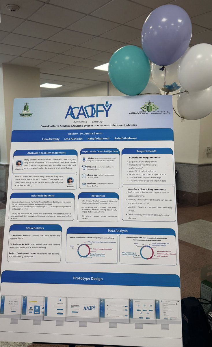 RefalAdel's tweet photo. Poster Day for the Faculty of Computing at King Abdulaziz University

#KAU 
#ComputerScience https://t.co/9GHurmd8sS