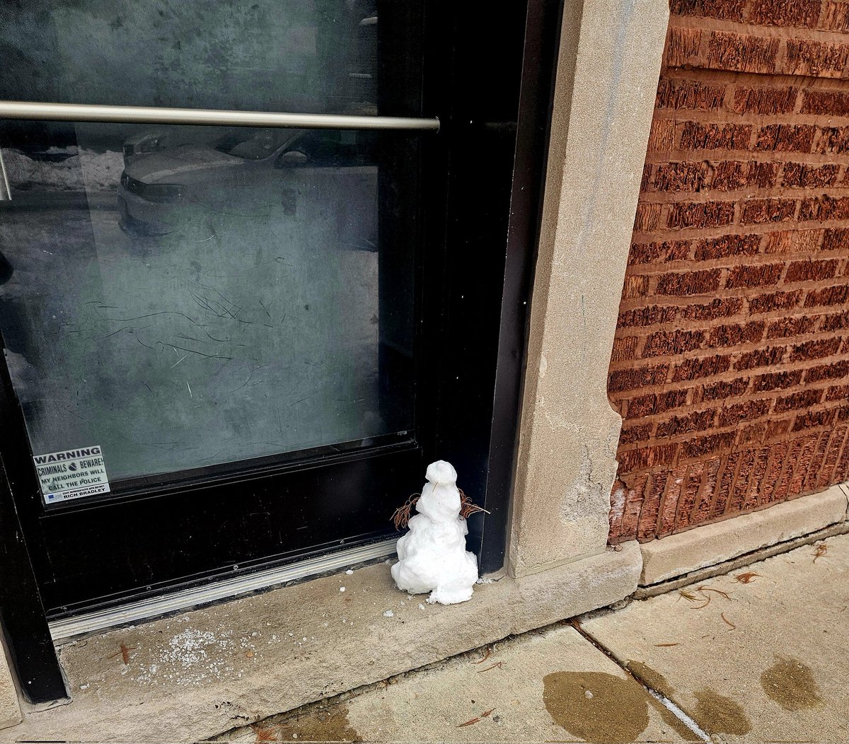 New doorman ❄️⛄️