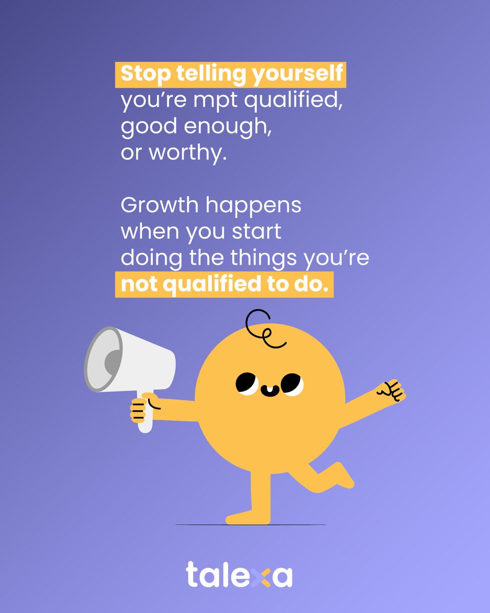 TalexaMX's tweet photo. Every successful person I know has one thing in common: They started before they felt "ready."
You think that CEO had all the answers on day one?
That founder knew exactly how to scale?
That VP was born knowing how to lead?
They weren't. They just started anyway. https://t.co/c3gDLs555M