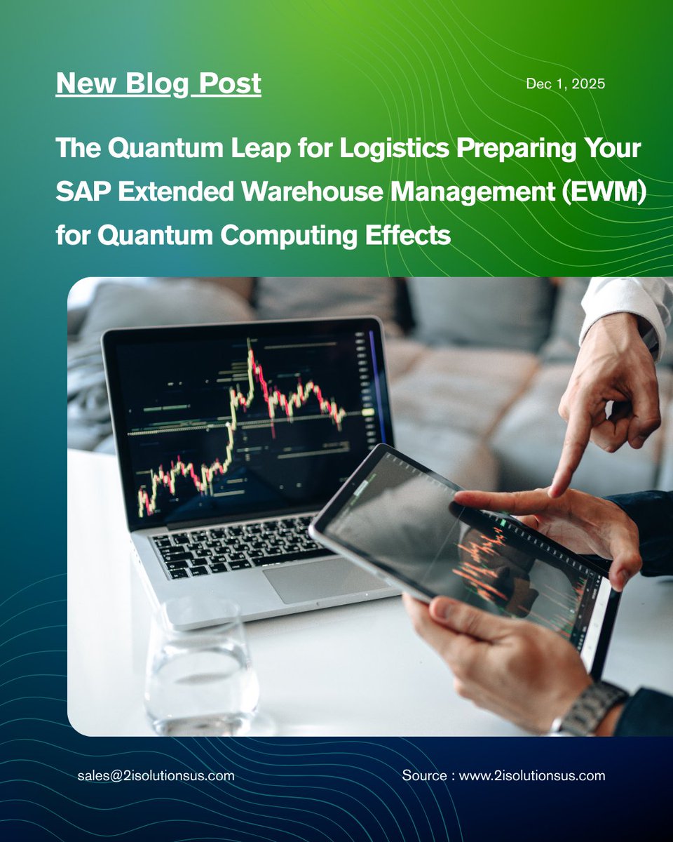 2iSolutionsUSA's tweet image. Quantum Computing is NOT science fiction. It&apos;s the future of supply chain optimization. Your SAP EWM setup must change. Are you prepared for 100X times faster route planning? 

Read now. 2isolutionsus.com/blog/the-quant…

#QuantumComputing #SAPEWM #Logistics #SupplyChain #Tech #SAP