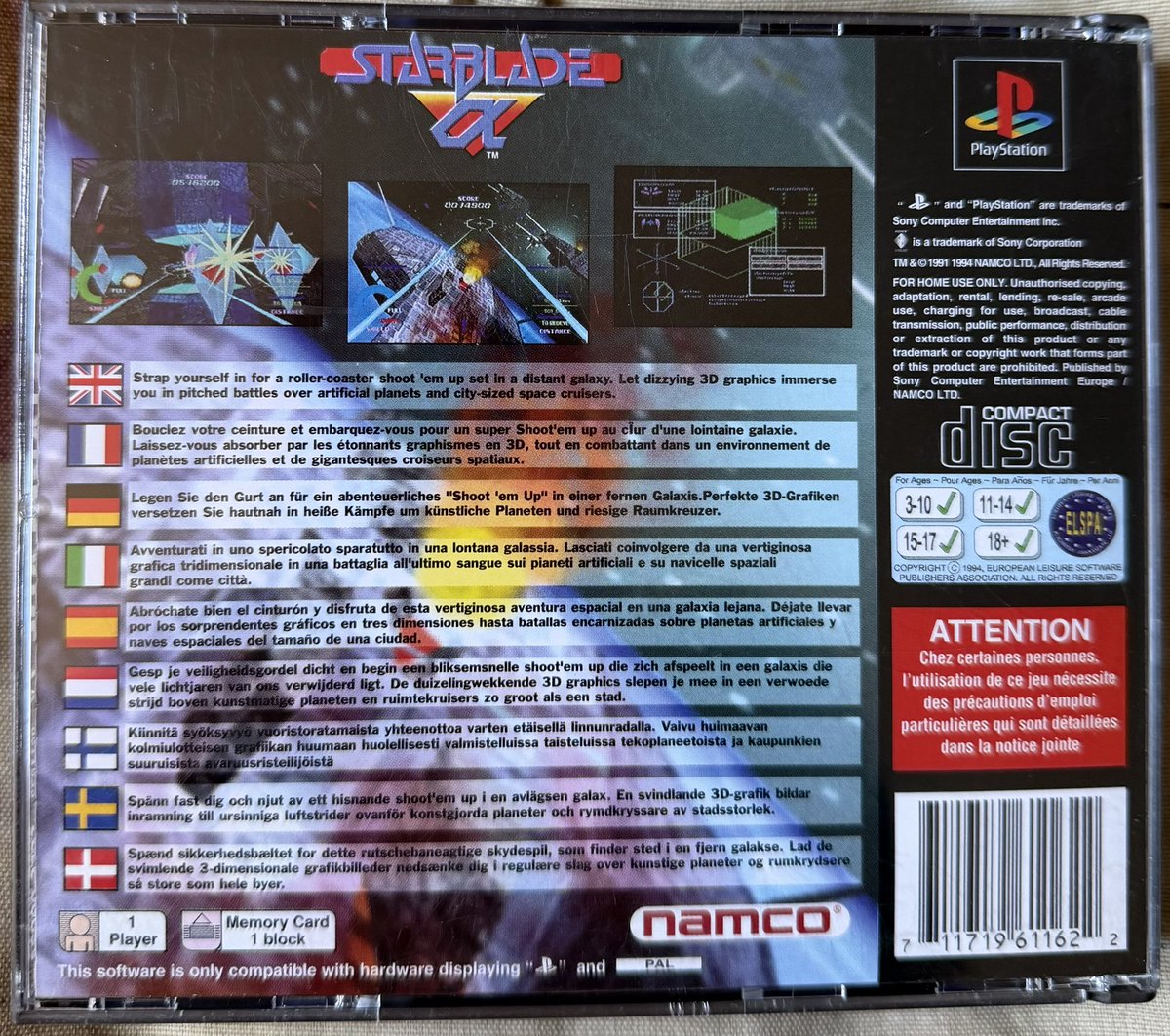 Ophilippos1's tweet photo. #RetroGaming Ophil de ma collec #Playstation qui grandit😉 Bienvenue à #StarBladeAlpha (1995 #Namco)
📀Shoot’em up #FMV
🗣️ adapté du jeu #arcade sur #System21 de #Namco sorti en 1991🤩
⭐️ Hype :🔥🔥🔥🔥❌ sinon go chez @Arunotaku https://t.co/TjAHAE8Ief kif assuré👍 https://t.co/yk1vmp4xzY