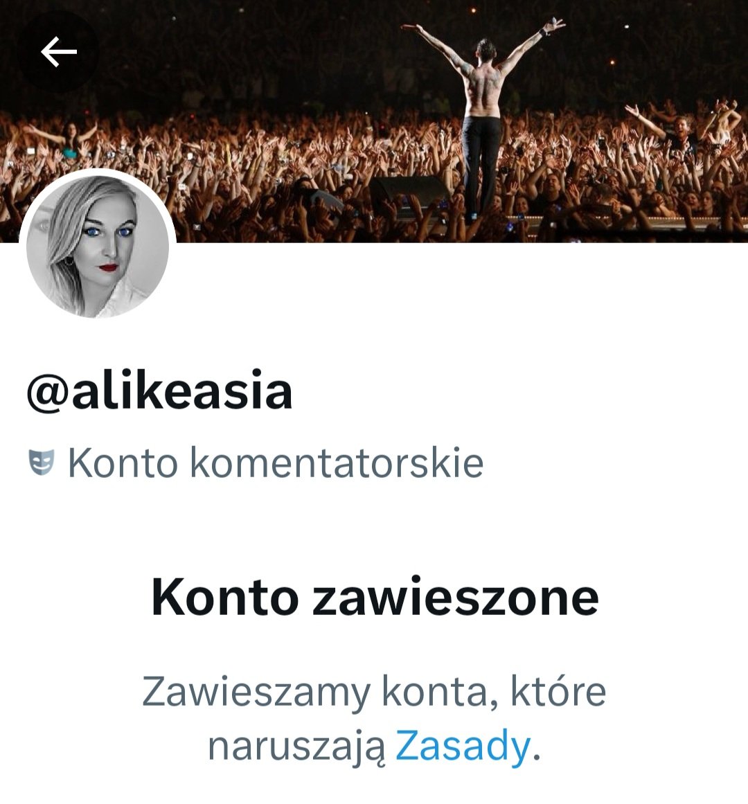 Hej, dobrzy ludzie dajcie folow <a href="/AsiaOnX/">Asia</a> bo źli ludzie zawiesili jej dotychczasowe konto.

Jednocześnie chcę oświadczyć, że pogłoski jakoby jakiś Cenckiewicz był homoseksualistą są calkowicie nieuzasadnione.
Dodatkowo, fakt ten nie ma żadnego związku z zawieszaniem kont.