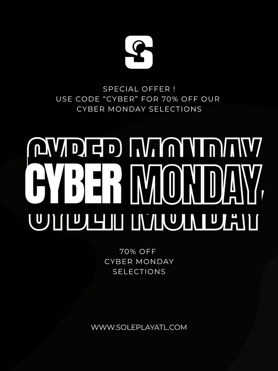 CYBER MONDAY IS LIVE 🔥
Up to 70% OFF on our biggest deals of the year.
Sizes moving fast, sale ends MIDNIGHT tonight.
Don’t miss out.

Shop here 👉 ow.ly/NcGT50XAfwH