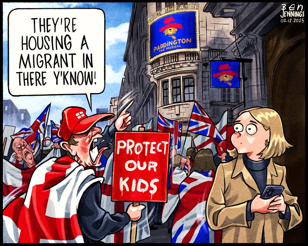 BJennings90's tweet image. Latest @guardian cartoon
#PaddingtonTheMusical 

theguardian.com/commentisfree/…