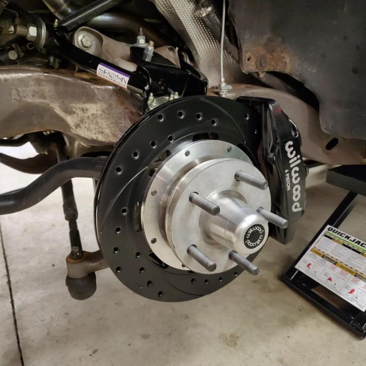 spohnperf's tweet image. Old GMC, very modern suspension. 🏁

Kory’s LS-swapped GMC runs Spohn front control arms, QA1 coilovers, Wilwood 6/4-piston brakes, a Moser 12-bolt, and a custom 3-link with a Watts link.

How to make a former fleet truck an autocross legend.

#spohnperformance #autocross #lsswap