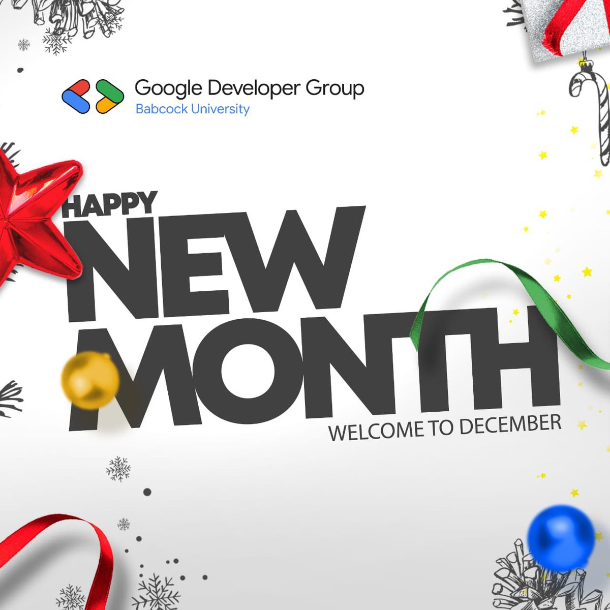 GDGBabcock's tweet photo. Happy last new month of the year GDG Babcock family!

Welcome to Chapter 12/12. 

May this month be filled with clarity, growth, and beautiful wins. Let's finish this year strong ❤️! https://t.co/WLkSXJq94z