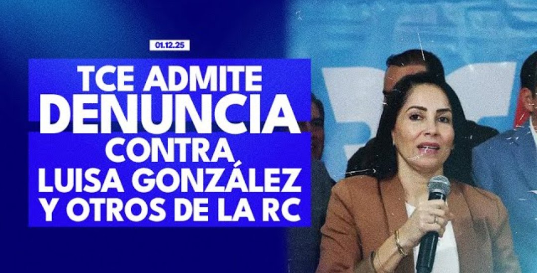 wenewsec's tweet image. El TCE admite denuncia contra Luisa González y otros miembros de la Revolución Ciudadana , inicia la semana con Wenews 📰 en nuestro canal de Youtube 📱🚀 
youtube.com/live/qhhmio_TG…