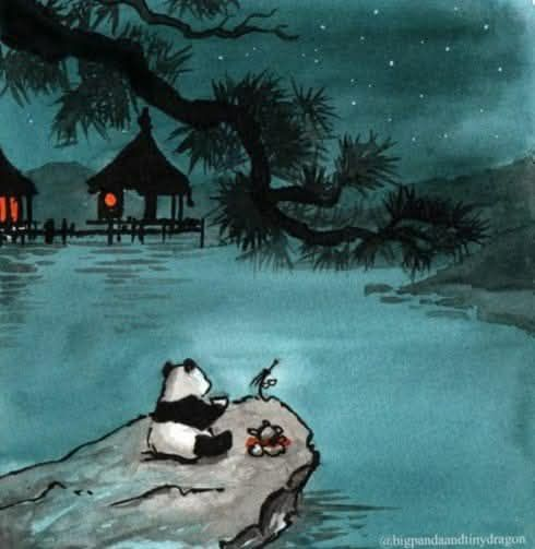 "Κι αν γνωρίσω κάποιους που δεν με συμπαθούν ή δεν τους αρέσει η συμπεριφορά μου;" ρώτησε ο Μικρός Δράκος.
"Τότε θα πρέπει να τραβήξεις τον δικό σου δρόμο", απάντησε το Μεγάλο Πάντα. "Καλύτερα να χάσεις αυτούς παρά τον εαυτό σου".
*James Norbury***