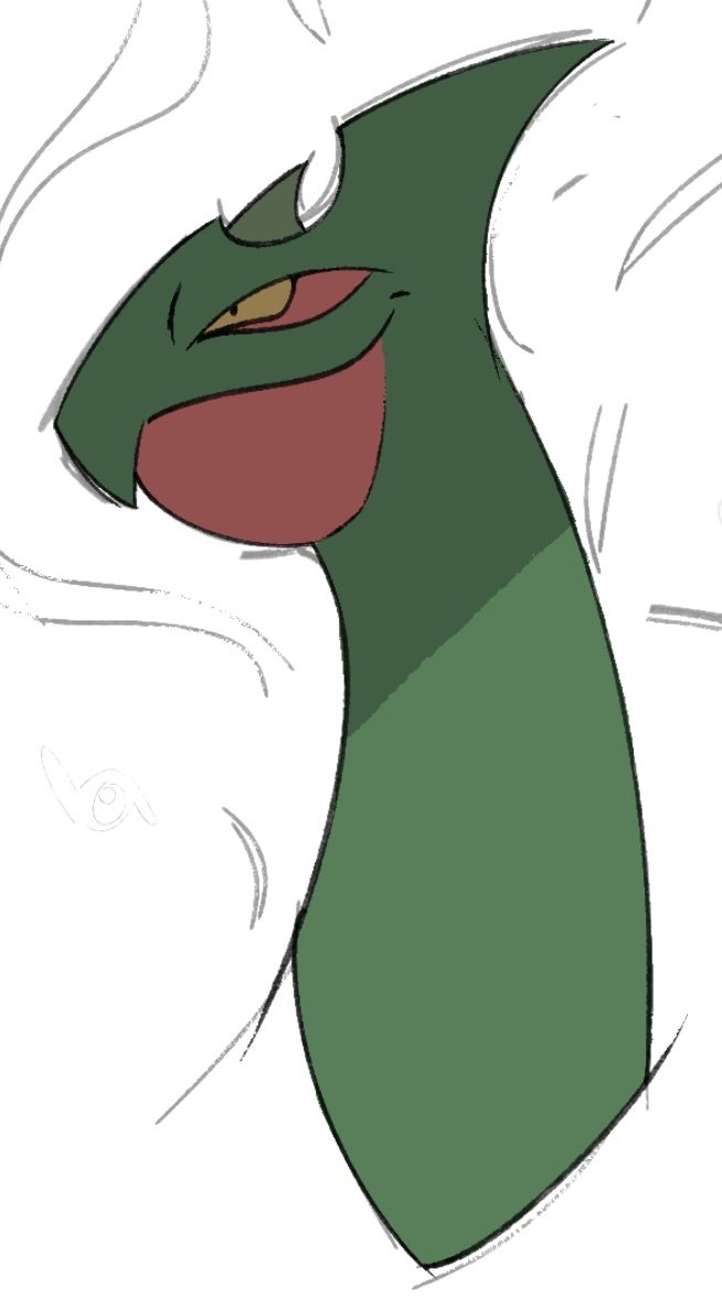 ehclock's tweet image. my evil fire/grass type fatty  #startersau #startersmovieunleashers #pokemon #oc