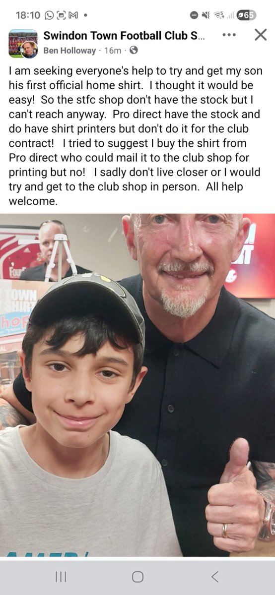 Partly sharing to help the fella out. 

And partly sharing because it's a timely reminder that despite the bullshit and bluster from all sides, we're 12 months on from us forming <a href="/so69fangroup/">thespiritof69</a> and #stfc is still utterly shambolic off field.