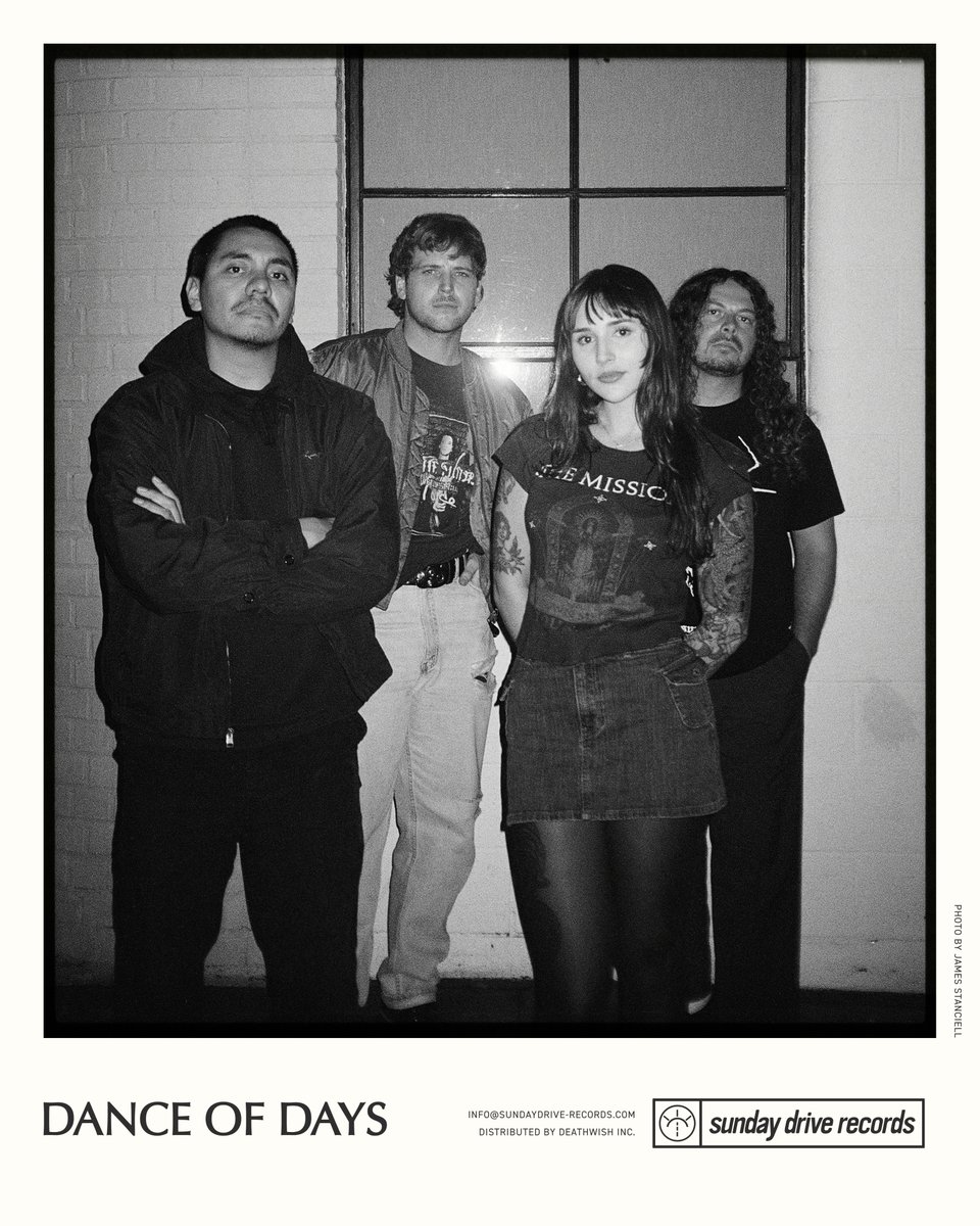 Welcome Dance of Days to Sunday Drive Records. Their debut album, “Dance Finite” is streaming everywhere now, with CD, tapes and posters available for pre-order.

FFO: New Order / Depeche Mode / Sisters of Mercy

danceofdays.bandcamp.com/album/dance-fi…