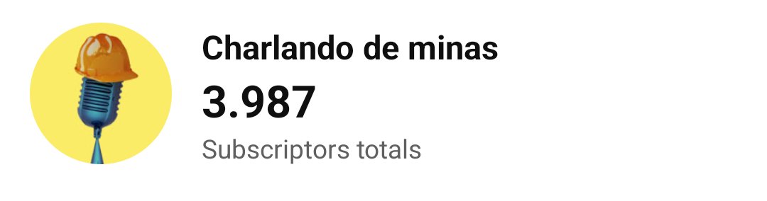 Charlandodminas's tweet image. Solo 13 seguidores para pasar la barrera de los 4000. Nunca me hubiera imaginado llegar en este punto en un nicho tan pequeño, no me pensaba que superaría a los seguidores de Twitter... Poco a poco divulgando sobre inversiones en mineria y metales. Gracias a todos #oro #plata