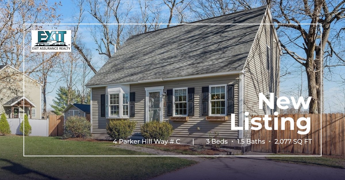 GrotonRealtor's tweet image. 👏 New Listing 👏 Take a look at this fantastic new property that just hit the MLS, located at 4 Parker Hill Way # C in Pepperell!  📍Reach out to the Listing Realtor, Austin Gordon at (978) 877-3464 for more information! 🏡 homeforsale.at/4_PARKER_HILL_…