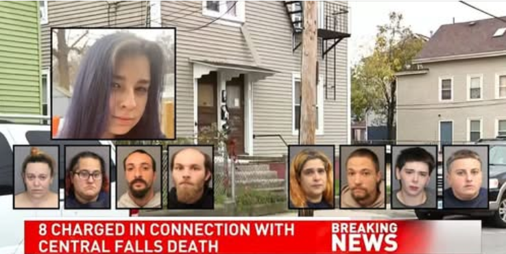 0HOUR1__'s tweet image. 8 Adults Mutilate Pregnant woman she was attacked, raped, murdered, and mutilated by group of &apos;total strangers&apos; who kidnapped her, family and cops say.

Eight people are facing charges in Rhode Island, including murder and kidnapping, in connection with the death of a pregnant…