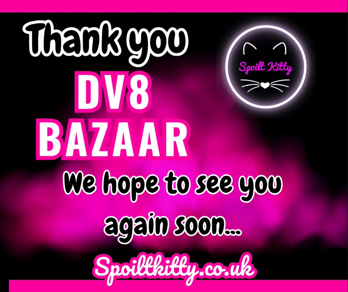 Spoilt_Kitty_'s tweet image. DV8 Bazaar… you beautiful misfits delivered AGAIN this weekend 😍🖤
Massive thank you to everyone who came through, chatted, shopped and made it such a killer time.
You lot always bring the energy — and we’re here for it! 🔥
#DV8Bazaar #CommunityVibes #AltMarket  #ThankYouAll