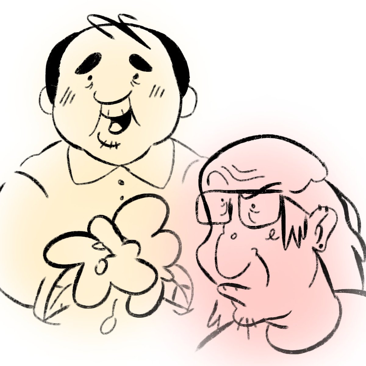 deyabo0's tweet image. Ayer me enojé pq me dijeron que con 30 ya eran old men yaoi así que los hice old men yaoi de verdad /hj #ocart