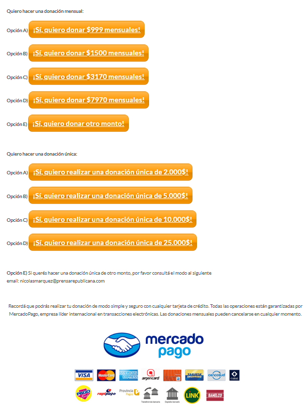 Nicolas Marquez perdió la potestad de su dominio web. O estaba tan borracho que se le olvidó renovar o ya no está interesado en blanquear sus "donaciones".