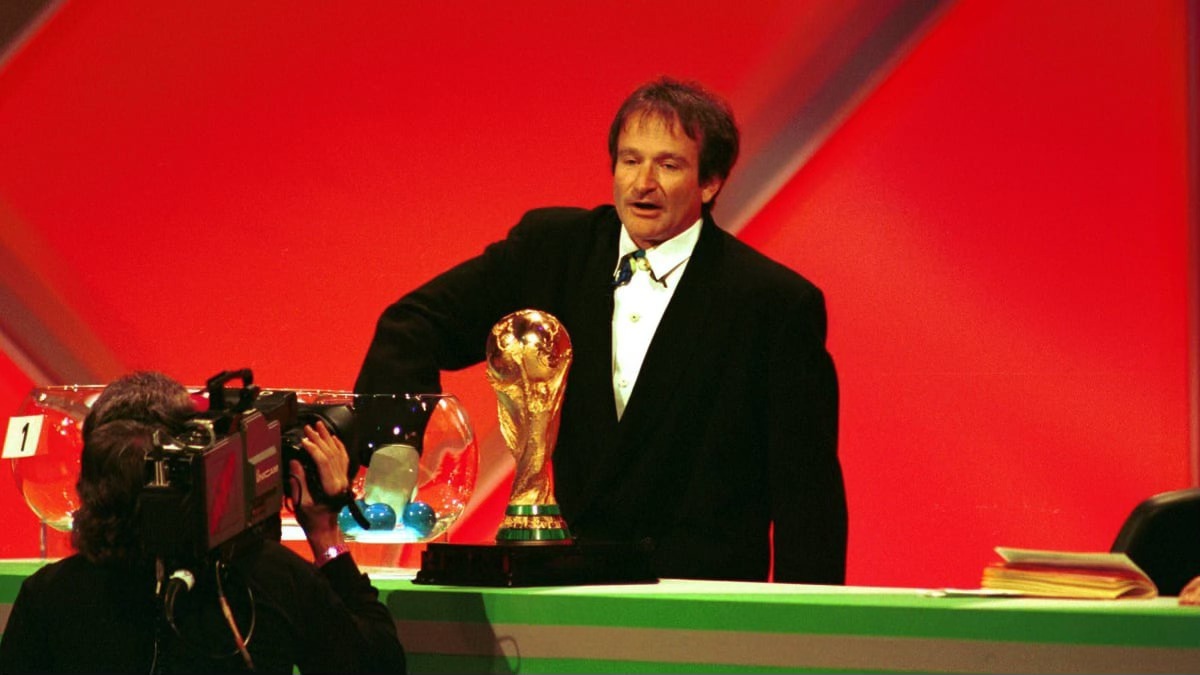 The last time the US hosted the World Cup in 1994, the tournament draw was held in Las Vegas and featured a cameo from the late Robin Williams. 

On stage, Williams greeted Sepp Blatter with, “Mr. Bladder… so nice to meet you after feeling you for so many years!”