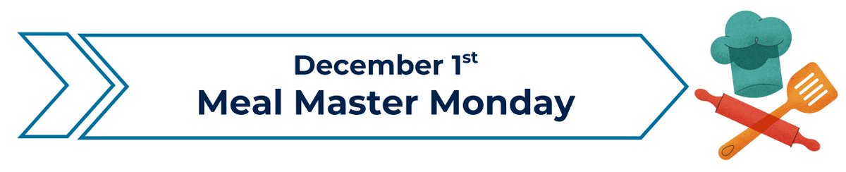 Happy FCS Week!  Day one is Meal Master Monday! 
This day encourages individuals to explore easy meal prep, discover balanced eating habits, and understand how cooking at home can contribute to a healthier lifestyle.