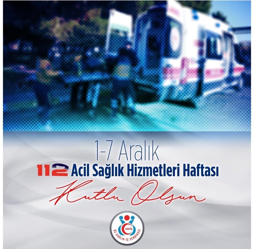 Acil sağlık hizmetine ihtiyaç duyan herkese, her türlü coğrafi ve iklim koşulunda 24 saat kesintisiz hizmet sunarak saniyelerle yarışan 112 Acil Sağlık Hizmeti çalışanlarımızın haftasını kutluyor, görevlerinde başarılar diliyorum.