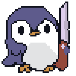 wolfipixel's tweet photo. #pixelart 🐧 https://t.co/UstziAstKw
