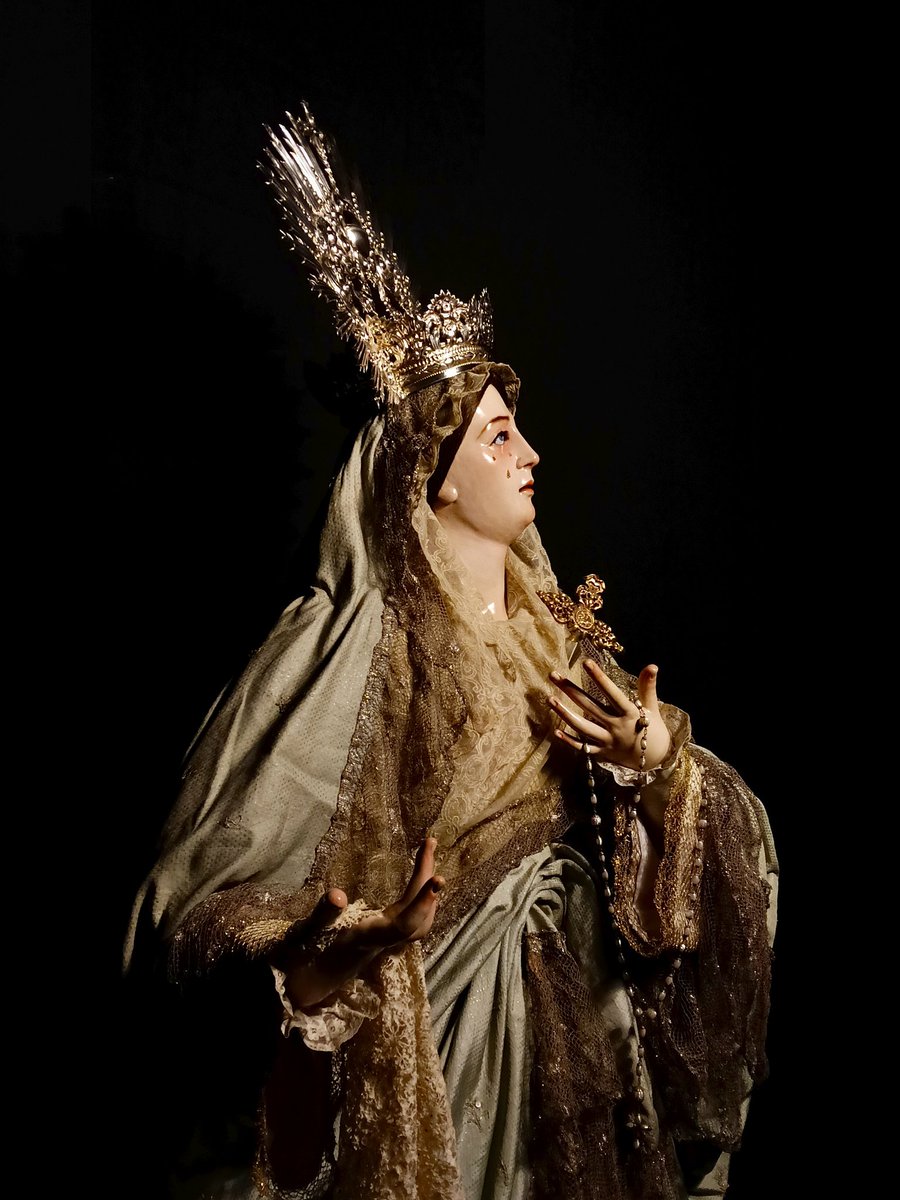 María Stma.de los Remedios vestida para el Adviento y solemnidad de la Purísima. Hermandad de las Siete Palabras. Diciembre 2025.

Virgen Purísima, ruega por nosotros.