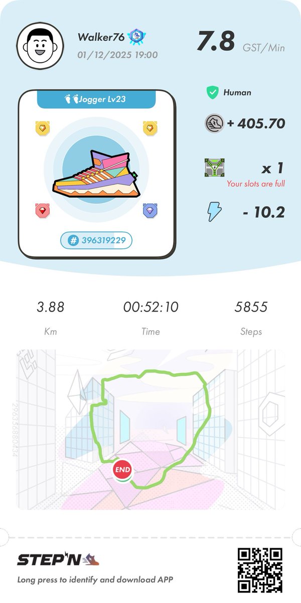 jkanerva76's tweet image. Evening walk done!😃 01/12/2025

STEPN Activation code: 36690239  😃

#STEPNGO #HAUS #move2earn #STEPN #STEPNOG #GMT #GGT #GST