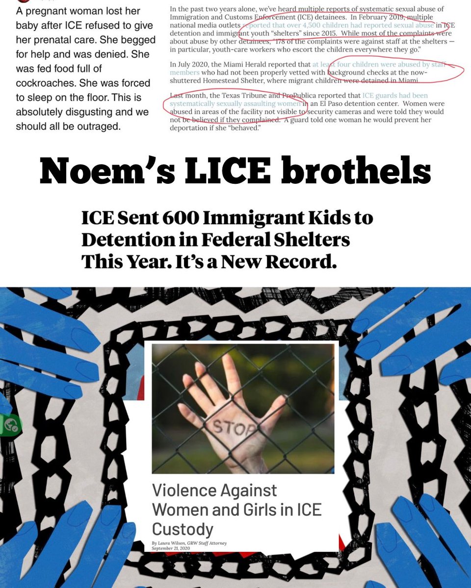 LuckysHelper's tweet photo. @ICEgov #PedolandSecurity 
#LICESpermyPervChildTraffickers 
#NoemsLICEBrothels 
#LICEforcedChildProstitution 
Join.Maga.Bratva.Alliance.Trafficking.Children https://t.co/eY7g9XBZy7