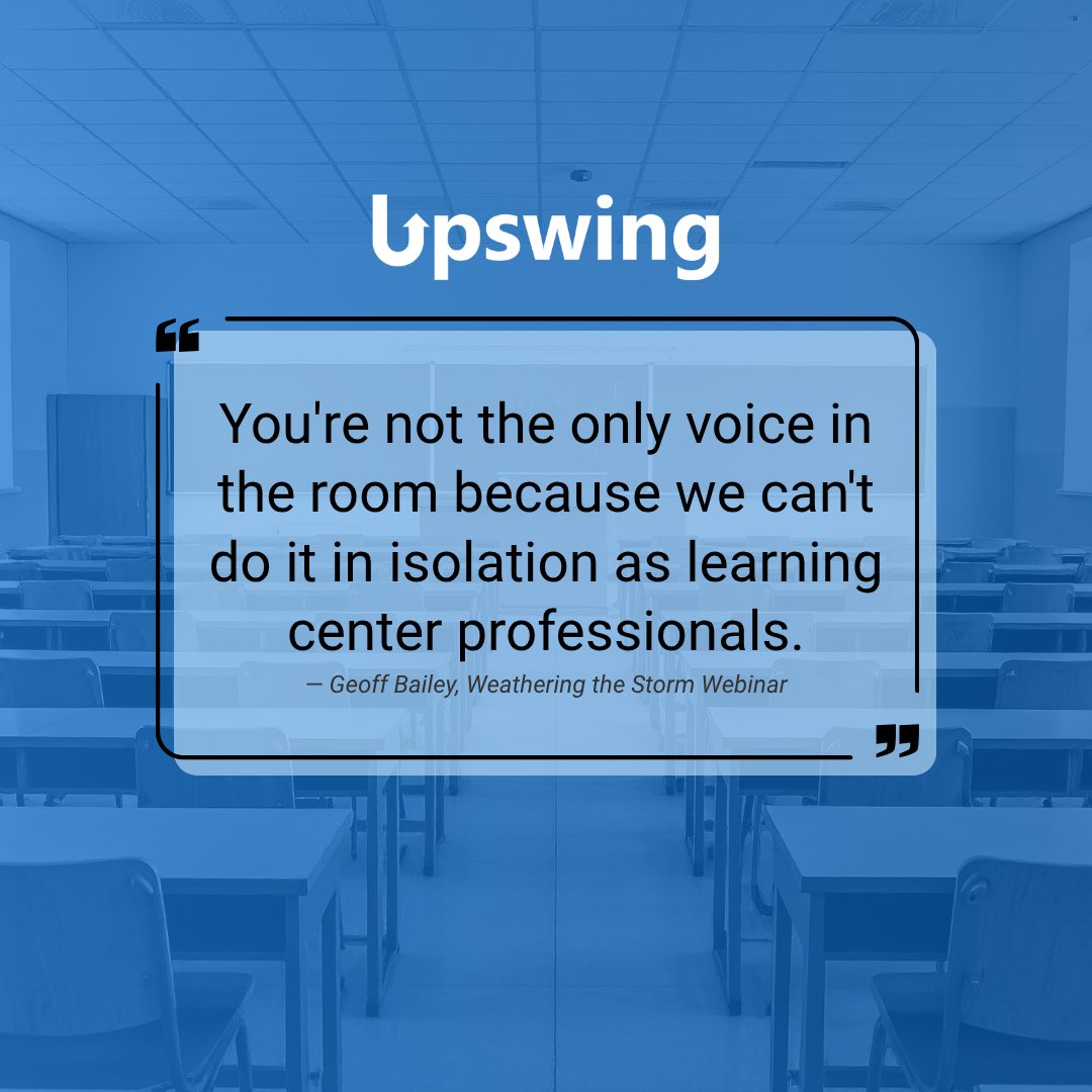 Find guidance on supporting your learning center through financial strain from leaders in our recent webinar→ hubs.ly/Q03VXFlM0
#Upswing #HigherEd #LearningCenters #StudentSuccess #AcademicSupport